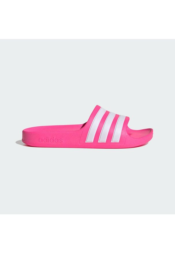Adidas - Klapki adilette Aqua. Kolor: biały, wielokolorowy, różowy