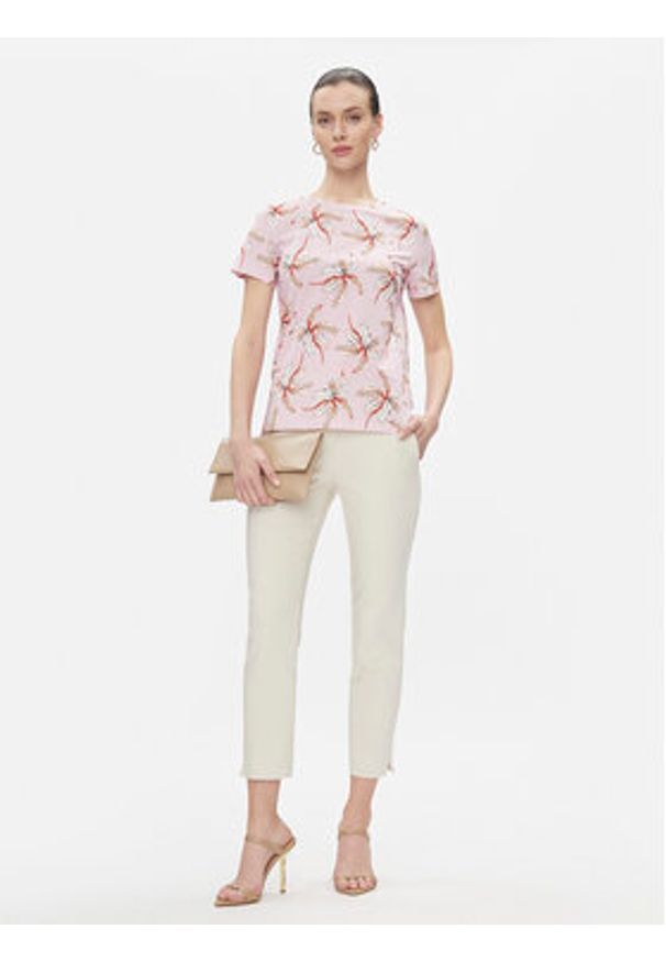 Marella T-Shirt Corone 2413971021200 Różowy Regular Fit. Kolor: różowy. Materiał: bawełna