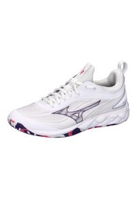 Buty do siatkówki Mizuno Wave Luminous 3. Kolor: różowy, fioletowy, wielokolorowy, biały. Model: Mizuno Wave. Sport: siatkówka #1