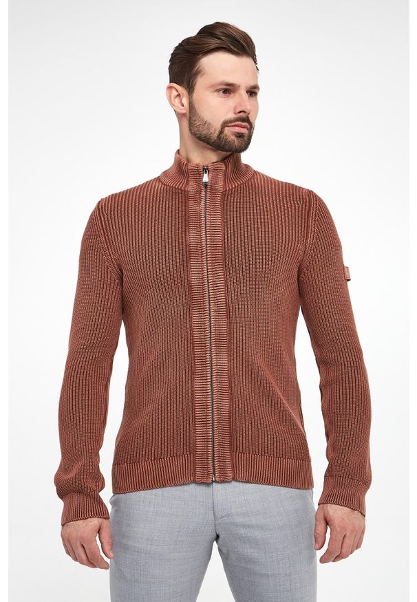 JOOP! Jeans - Sweter męski rozpinany Hajor JOOP! JEANS