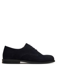 Calvin Klein Półbuty Ess Rubber Derby Su HM0HM01928 Czarny. Kolor: czarny. Materiał: zamsz, skóra