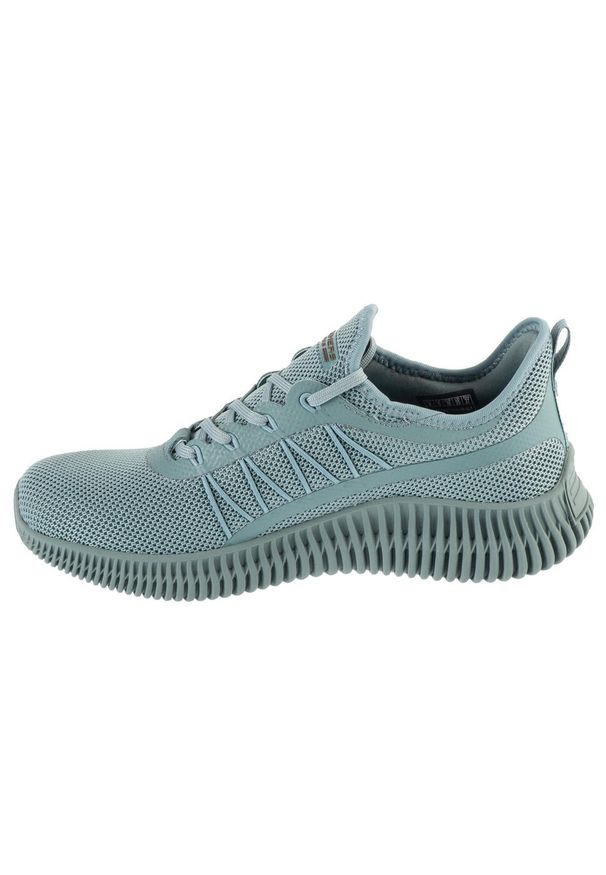 skechers - Buty sportowe Sneakersy damskie, Bobs Geo-New Aesthetics. Kolor: niebieski. Sport: turystyka piesza
