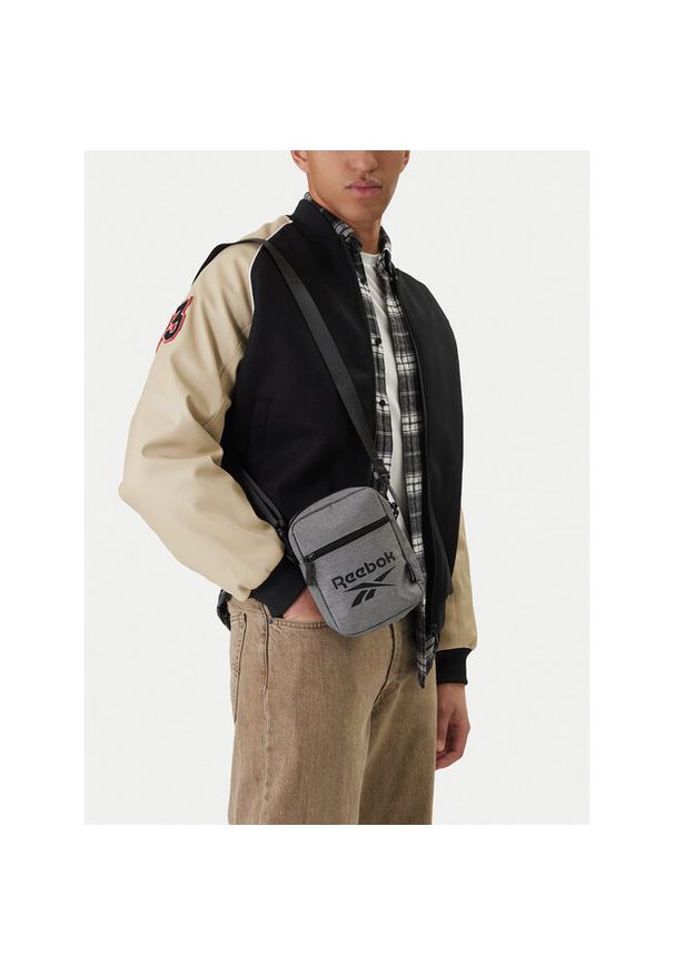Saszetka Reebok. Kolor: szary