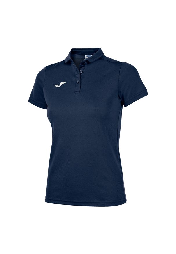 Koszulka polo do tenisa damska Joma Hobby. Typ kołnierza: polo. Kolor: niebieski. Sport: tenis