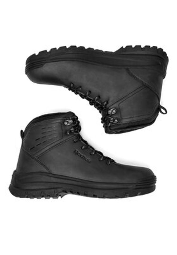 Reebok Trapery S25W009B-1 Czarny. Kolor: czarny. Materiał: materiał