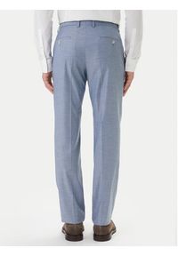 BOSS Garnitur Huge 50557273 Błękitny Slim Fit. Kolor: niebieski. Materiał: wiskoza #4