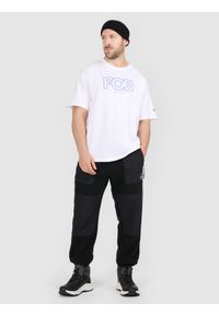 4f - 4F T-shirt loose z nadrukiem męski - biały L. Okazja: na co dzień. Kolor: biały. Materiał: materiał. Wzór: nadruk. Styl: casual, klasyczny #2