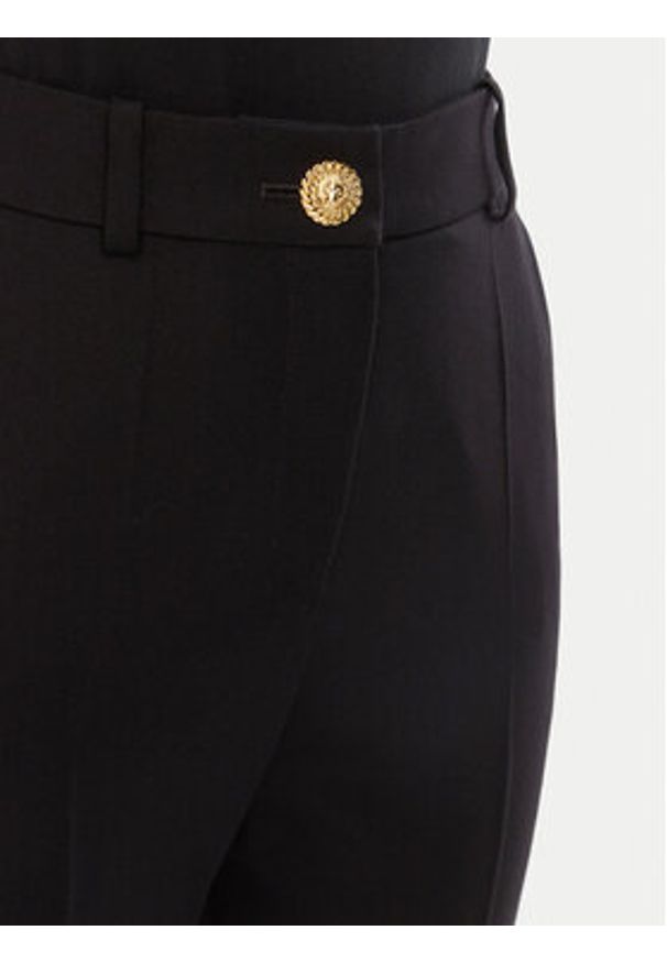 Balmain Spodnie materiałowe DF1PO104WC09 Czarny Regular Fit. Kolor: czarny. Materiał: wełna