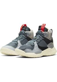 Buty koszykarskie męskie Nike Jordan Delta Mid. Zapięcie: sznurówki. Kolor: szary. Materiał: guma, materiał, tkanina, syntetyk. Szerokość cholewki: normalna. Model: Nike Zoom