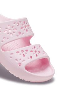 Crocs Klapki Classic Floral Cutout Sandal 210966 Różowy. Kolor: różowy #3