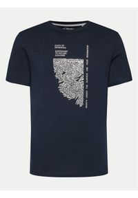 s.Oliver T-Shirt 2143954 Granatowy Regular Fit. Kolor: niebieski. Materiał: bawełna