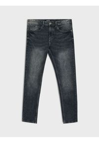 Sinsay - Jeansy skinny fit - szary. Kolor: szary