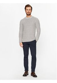 JOOP! Jeans Sweter 30037700 Szary Modern Fit. Kolor: szary. Materiał: bawełna #3