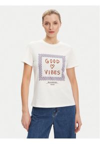 Weekend Max Mara T-Shirt Ara 2525976041 Biały Regular Fit. Kolor: biały. Materiał: bawełna