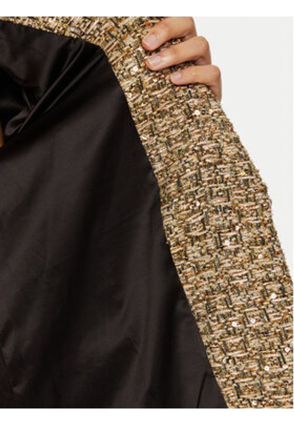 Silvian Heach Marynarka Zinsky GPA24197GC Złoty Regular Fit. Kolor: złoty. Materiał: syntetyk