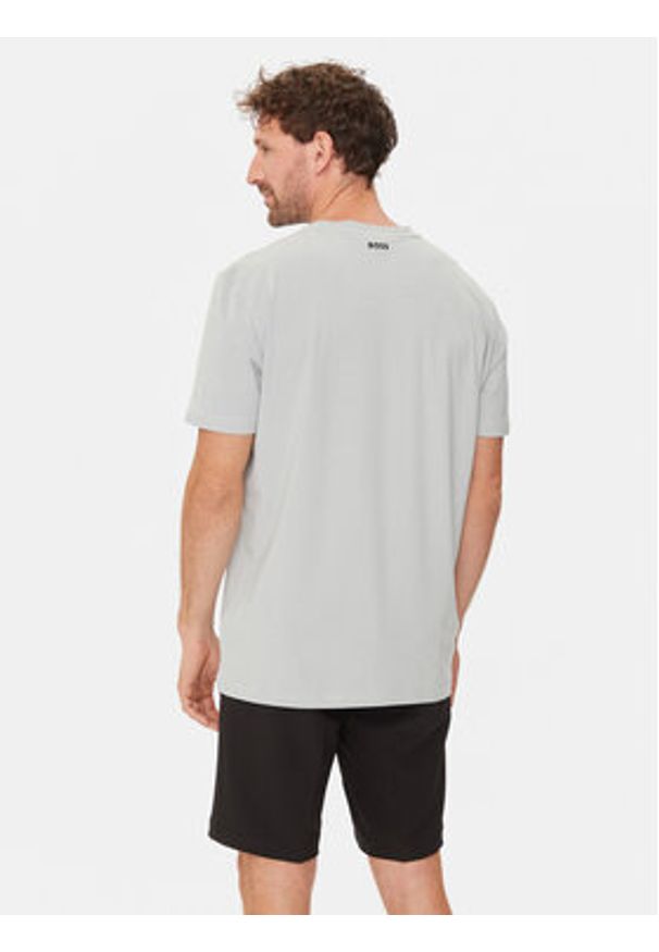 BOSS - Boss T-Shirt Tee 9 50512998 Szary Regular Fit. Kolor: szary. Materiał: bawełna