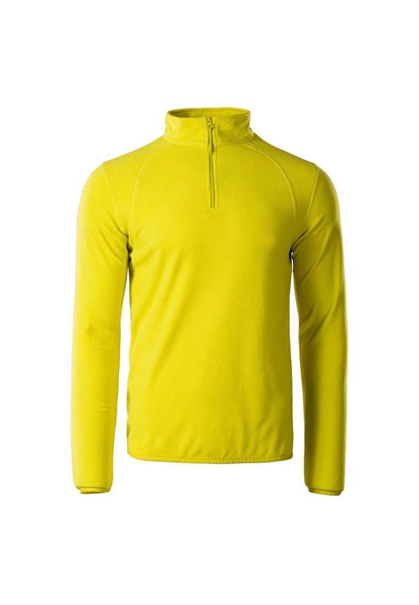 Iguana - Męski Polar Termiczny Vilos. Kolor: zielony. Materiał: polar. Sezon: zima. Sport: turystyka piesza