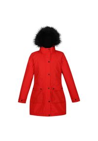 Regatta - Kurtka Wodoodporna Damska Ocieplana Voltera. Kolor: czerwony. Sport: turystyka piesza #1