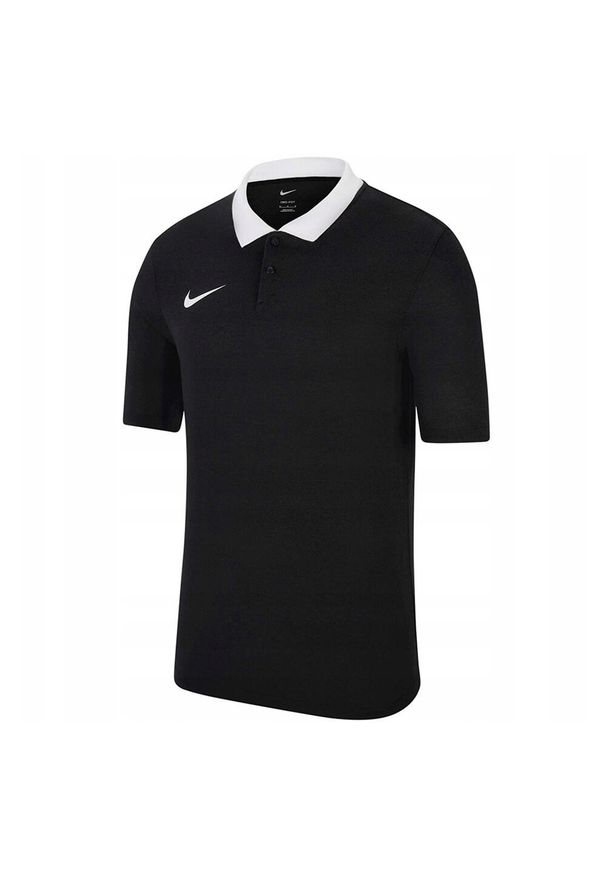 Nike - Koszulka Polo Z Krótkim Rękawem Dla Dzieci Park 20 DriFIT. Typ kołnierza: polo. Kolor: czarny. Długość rękawa: krótki rękaw. Długość: krótkie