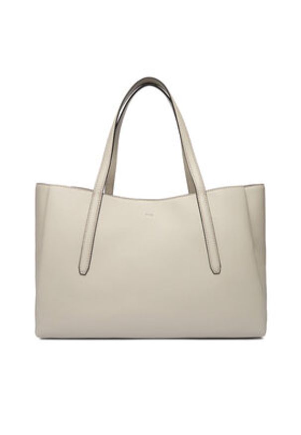 BOSS Torebka Anett New 50557890 Szary. Kolor: szary. Materiał: skórzane