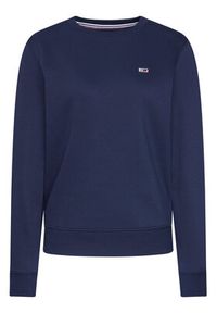 Tommy Jeans Bluza Fleece DW0DW09227 Granatowy Regular Fit. Kolor: niebieski. Materiał: syntetyk #3