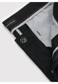 Pako Lorente - PAKO LORENTE – Męskie gładkie czarne spodnie P23SF-WX-003-C-S. Kolor: czarny. Materiał: poliester, wiskoza, elastan. Wzór: gładki #4