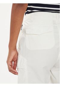 Napapijri Szorty materiałowe Narin NP0A4H8H Écru Loose Fit. Materiał: bawełna #3