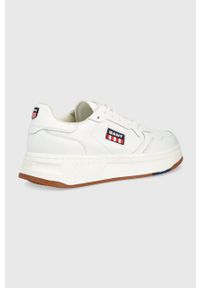 GANT - Gant sneakersy skórzane Kazpar kolor biały. Nosek buta: okrągły. Zapięcie: sznurówki. Kolor: biały. Materiał: skóra #2