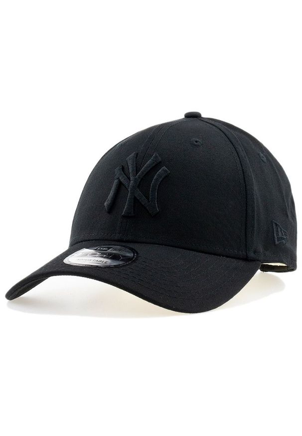 Czapka New Era MLB League Essential 9Forty 80468932 - czarna. Kolor: czarny. Materiał: bawełna, materiał. Styl: sportowy, klasyczny