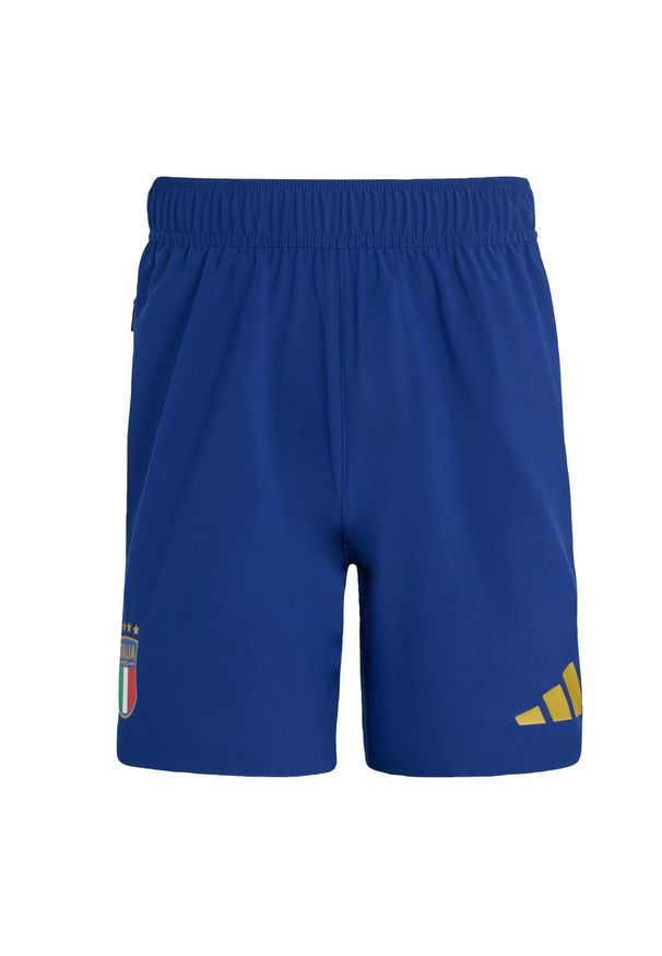 Adidas - Szorty Italy Tiro Travel. Kolor: niebieski. Sport: fitness