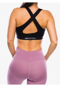 SUPER.NATURAL - Stanik sportowy Super.natural Feel Good Bra. Kolor: czarny. Sport: fitness