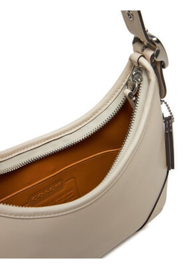 Coach Torebka Hamptons Hobo CW642 Écru. Materiał: skórzane