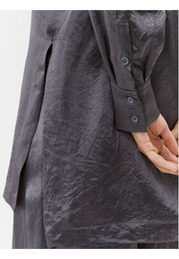 Max Mara Leisure Koszula Bacio 2331960136 Szary Regular Fit. Kolor: szary