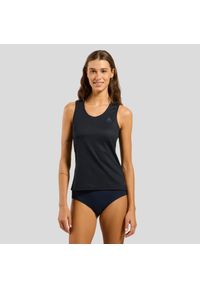 Koszulka tech. damska Odlo BL TOP crew neck singlet ACTIVE F-DRY LI. Kolor: szary, czarny, wielokolorowy. Sport: kolarstwo #1