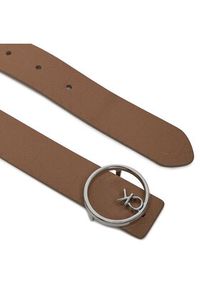 Calvin Klein Pasek Damski Ck Buckle Reversible Belt 3Cm K60K612359 Brązowy. Kolor: brązowy. Materiał: skóra #3