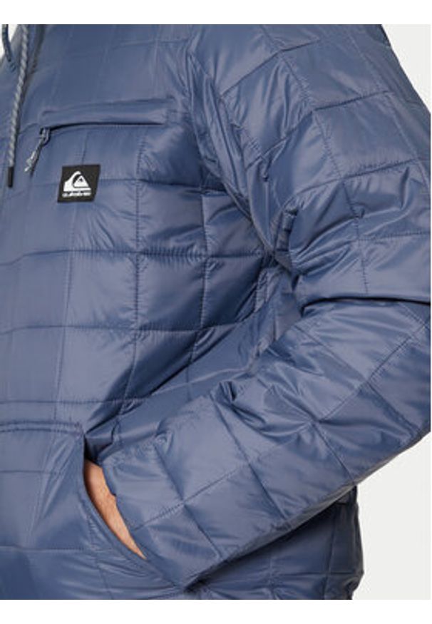 Quiksilver Kurtka przejściowa Check Mate EQYJK04095 Niebieski Regular Fit. Kolor: niebieski. Materiał: syntetyk
