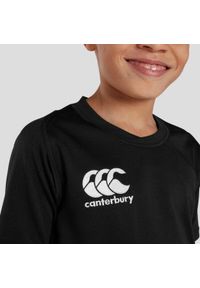 CANTERBURY - Koszulka dla dzieci Canterbury Club. Typ kołnierza: polo. Kolor: czarny. Styl: młodzieżowy