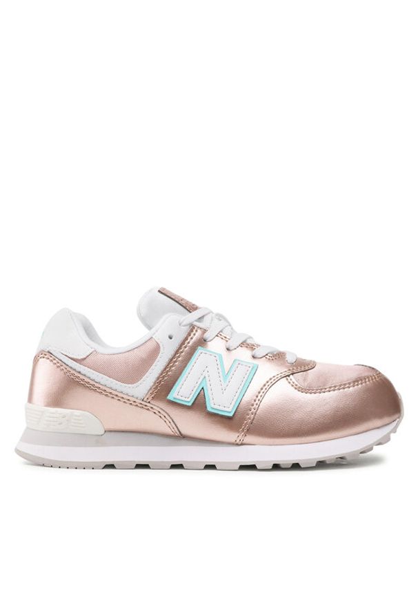 New Balance Sneakersy GC574LE1 Różowy. Kolor: różowy. Materiał: skóra
