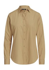 Lauren Ralph Lauren - LAUREN RALPH LAUREN Koszula 200925378002 Beżowy Relaxed Fit. Kolor: beżowy. Materiał: bawełna #4
