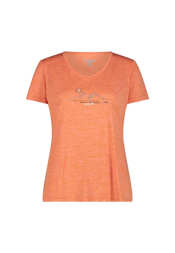 Koszulka damska CMP. Kolor: pomarańczowy. Sezon: lato