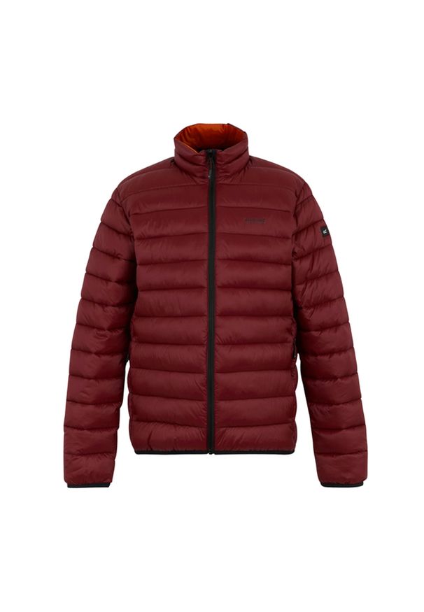 Regatta - Męska Ocieplana Kurtka Marizion. Kolor: czerwony. Materiał: puch. Sport: turystyka piesza