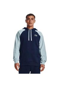 Bluza sportowa męska Under Armour Rival Fleece Color Blockhoodie. Typ kołnierza: kaptur. Kolor: niebieski