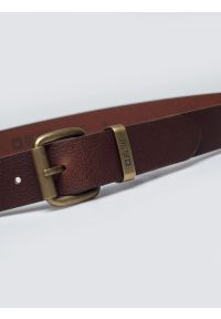 Big-Star - Pasek męski skórzany brązowy Odinis 804. Kolor: brązowy. Materiał: skóra. Wzór: gładki. Styl: casual, vintage, klasyczny, elegancki #5