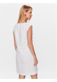 Tatuum Sukienka codzienna Sonatko 1 T2309.207 Biały Slim Fit. Okazja: na co dzień. Kolor: biały. Materiał: len. Typ sukienki: proste. Styl: casual #2