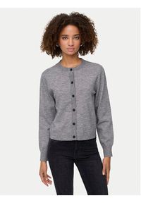 only - ONLY Kardigan Camille 15349639 Szary Regular Fit. Kolor: szary. Materiał: syntetyk #4