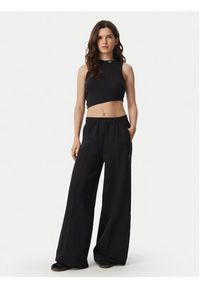 Adidas - adidas Spodnie dresowe Spacer KR9176 Czarny Loose Fit. Kolor: czarny. Materiał: bawełna. Sport: turystyka piesza #2