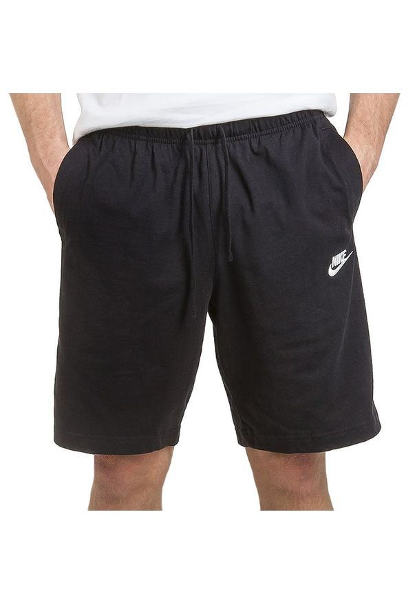 Spodenki Nike Club Short JSY BV2772-010 - czarne. Kolor: czarny. Materiał: bawełna, tkanina. Sezon: lato