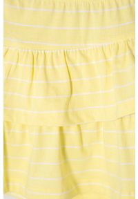 Name it - Spódnica dziecięca 128-164 cm. Kolor: żółty. Materiał: bawełna, dzianina #3