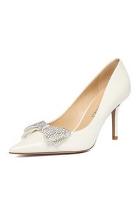 Eva Minge Czółenka ANEMONE-V1892-116-2 Biały. Kolor: biały. Materiał: skóra, lakier #3