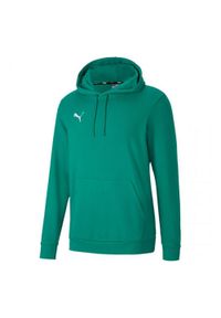 Puma - Męska Bluza Z Kapturem TeamGoal 23. Typ kołnierza: kaptur. Kolor: zielony